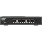 QNAP 5 ポート 10GbE アンマネージドスイッチ QNAP