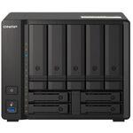 QNAP U.2 NVMe SSDおよび10GbE/2.5GbE接続対応のクアッドコア 9ベイ QuTS hero NAS QNAP