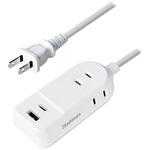 WM-19 旅行用3AC-2USB-12W 1m リバーシブル 自動識別  WH カシムラ