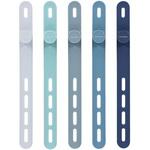 MOT-CBBAND04-AQ ソフトタッチ ケーブルバンド sofumo シリコン 北欧 4つ穴タイプ (アクアカラー)(MOT-CBBAND04-AQ) MOTTERU