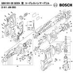 部品 コードレスハンマードリル GBH18V-26GDEN型 BOSCH(ボッシュ)