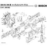 部品 コードレスハンマードリル GBH18V-26N型 BOSCH(ボッシュ)