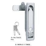 ステンレス 強制押出し機構付防水フラットハンドル TAKIGEN(タキゲン)