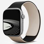 Apple Watch用マグネット式シリコンバンド(46mm) MD025-1-46-JTBKBHWT MOFT(モフト)