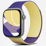 Apple Watch用マグネット式シリコンバンド(46mm) MD025-1-46-PNCTPL MOFT(モフト)