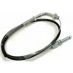 スロットルキット専用ワイヤー[メッキ金具/アウターBLK](引き側) ACTIVE(アクティブ)[バイク部品]