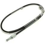 スロットルキット専用ワイヤー[メッキ金具/アウターBLK](戻し側) ACTIVE(アクティブ)[バイク部品]