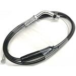 スロットルキット専用ワイヤー[メッキ金具/アウターBLK](戻し側) ACTIVE(アクティブ)[バイク部品]