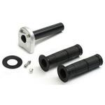 スロットルKIT [ホルダー:TYPE-3 SIL] 巻取Φ32 ※グロメット付属 ACTIVE(アクティブ)[バイク部品]