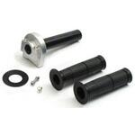 スロットルKIT [ホルダー:TYPE-1 SIL] 巻取Φ32 ※グロメット付属 ACTIVE(アクティブ)[バイク部品]