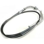 スロットルキット専用ワイヤー[メッキ金具/アウターBLK](戻し側) ER-4N 11 ACTIVE(アクティブ)[バイク部品]