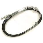 スロットルキット専用ワイヤー[メッキ金具/アウターBLK](引き側) ACTIVE(アクティブ)[バイク部品]