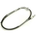 スロットルキット専用ワイヤー[メッキ金具/アウターBLK](引き側) ACTIVE(アクティブ)[バイク部品]