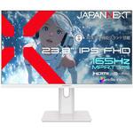 23.8型/1920×1080/HDMI×1、DP×1/ホワイト/スピーカー有/2年保証 JAPANNEXT