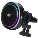 マグネット式 車載ワイヤレス Qi2 25W MagSafe対応 LED8パターン シリコンケーブル付属 1年保証 MOT-QI25WCH01-BK MOTTERU