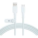 編み込みケーブル 急速充電 データ転送対応 USB-A to USB-C 2m 2年保証 MOT-AMIAC200Z-GB MOTTERU