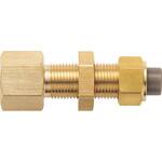 PNF-10X6.5-PT3/8-BS 黄銅製継手(ミリ系列) 隔壁メスユニオン 潤工社