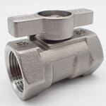 ボールバルブ (600型、レデューストボア、ステンレス、T形ハンドル) 大和バルブ