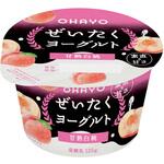 [冷蔵]ぜいたくヨーグルト 甘熟白桃 オハヨー乳業