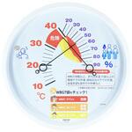 WBGT目安付き熱中症対策アナログ温湿度計 クレセル