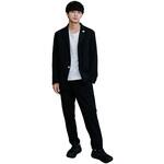 ALLESTサステナブル春秋スーツ ブラック XS/S/M/L/XL/XXL 高機能スーツ モバイルスーツ 植物由来素材 とうもろこし由来 Botanicaltech サステナブル SDGs対応 環境配慮 ユニセックス ディーエーピーネットワーク