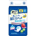 肌ケアアクティ尿とりパッド消臭抗菌プラス6回分 日本製紙クレシア