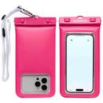 [各種スマートフォン対応]DIVAID フローティング防水ケース ワイドサイズ ショルダーストラップ DIVAID