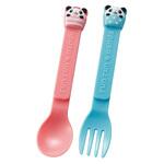 P-3331 るんるんカップパンダ スプーン&フォークセット トルネ