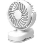 クリップ式ハンディファン ホワイト 多摩電子