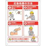 蜂対策標識 応急措置の方法 ユニット