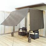 リビングシェード 日よけ 幅200×奥行200×高さ230cm YAMAZEN(山善)