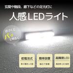 乾電池式 人感センサーLED ブロードウォッチ