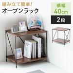 シェルフ_2段_ワイヤー サンワダイレクト