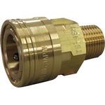 TS-8SM(BSBM) 両路開放型カップリング”クイックカップリングTS”(めねじ取付用ソケット・真鍮製) フローバル