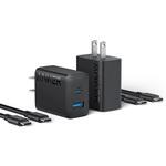 Anker Charger (20W, 2-port) with USB-C & USB-C ケーブル ブラック Anker(アンカー) Anker Charger (20W, 2-port) with USB-C & USB-C ケーブル ブラック Anker(アンカー)