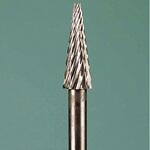 超硬カッター 軸径3mm 円錐先丸 クロスカット ミニモ