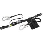 OT-SLN505-WEB-BL-M 胴ベルト型ロック付き巻取式 ダブル ワンタッチバックル仕様 REELOCK S2NEO + EXJ補助ロープ サンコー(タイタン)
