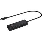 LUD-U3-CU101BK Giga対応 USB-C接続 LANアダプター ハブ付 ブラック BUFFALO(バッファロー)