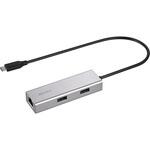 Giga対応 USB-C接続 LANアダプター ハブ付 シルバー BUFFALO(バッファロー)