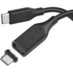 CIO-SLMG-CC1-BK マグネットシリコンケーブルCtoC 100W 1m ブラック CIO