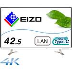 42.5型液晶モニター FlexScan EV4340X (4K/USB Type-C， HDMI， DP/5年