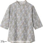 822155 5分袖後ろ長めTシャツ ケアファッション