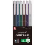 ボールサインiDシングル03 6色セット サクラクレパス
