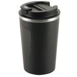 ココカフェ 蓋付き真空二重タンブラー 400ml チャコール カクセー