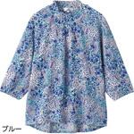 822159 7分袖シャーリングTシャツ ケアファッション
