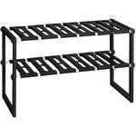 シンク下収納 フリーラック2段 伸縮 (50-75cm) 伸晃