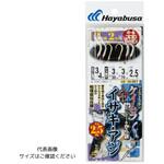 海戦イサキ・アジ ツイストケイムラレインボー&から鈎2.5m 3本鈎 HAYABUSA