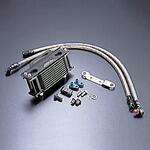 OILクーラーKIT ストレート #6 4.5-10R BLK仕様 ACTIVE(アクティブ)[バイク部品]