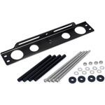 OILクーラー 汎用ステーSET ストレート 9-16R BLK仕様 ACTIVE(アクティブ)[バイク部品]