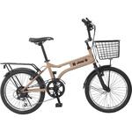 20型 前カゴ・6段変速付きミニベロ MINI VELO 2026モデル【完成組立品】 Jeep(ジープ)